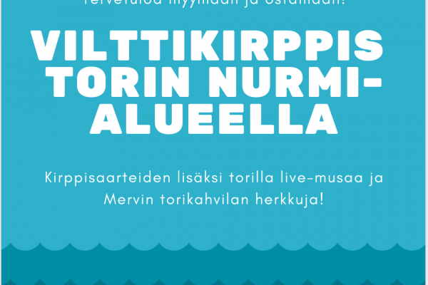 Vilttikirppiksen mainos, jossa kerrotaan samat tiedot kuin postauksessa